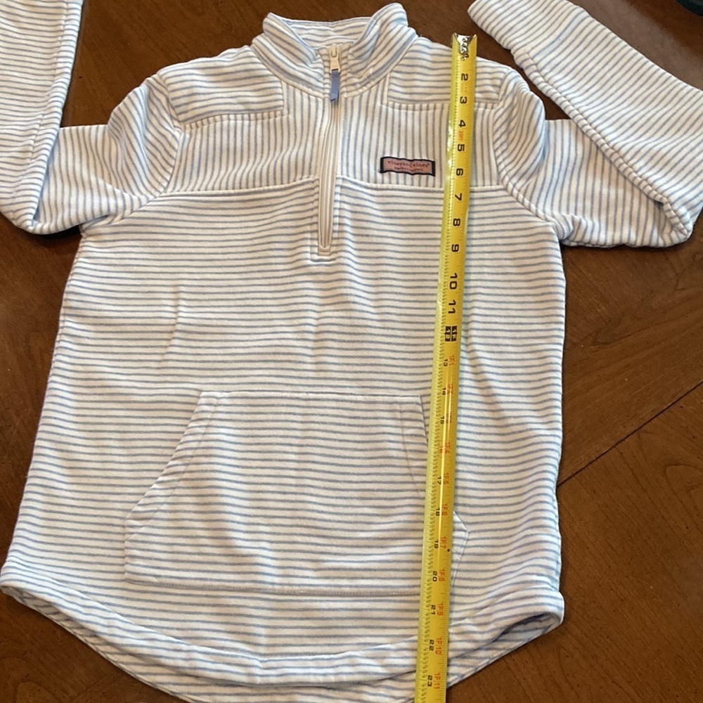 VINEYARD VINES Long Sleeved 1/4 Zip Shep Shirt - size womens XXS - Picture 13 of 15